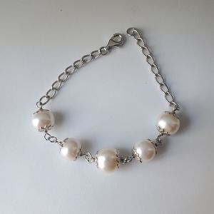 Bracelet 925 silver Pearls